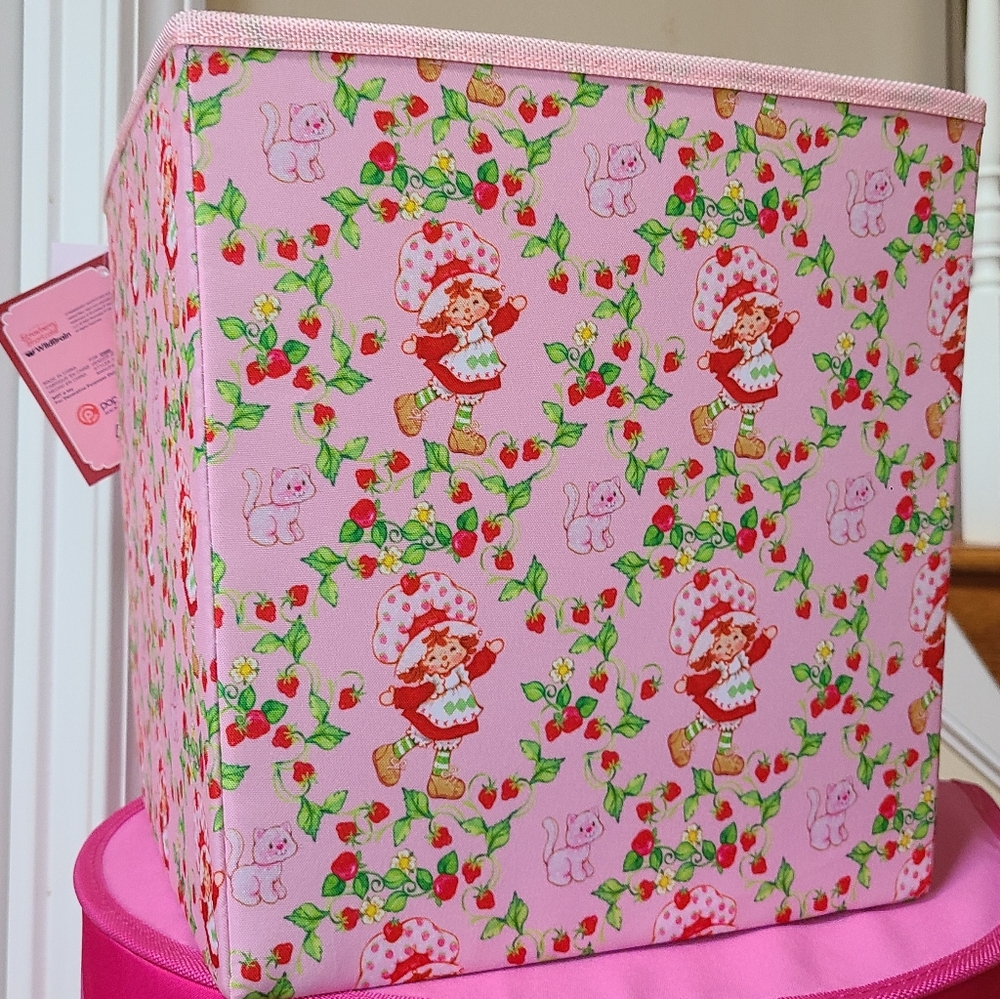 Strawberry Shortcake Storage Cube Bin Box 🍓